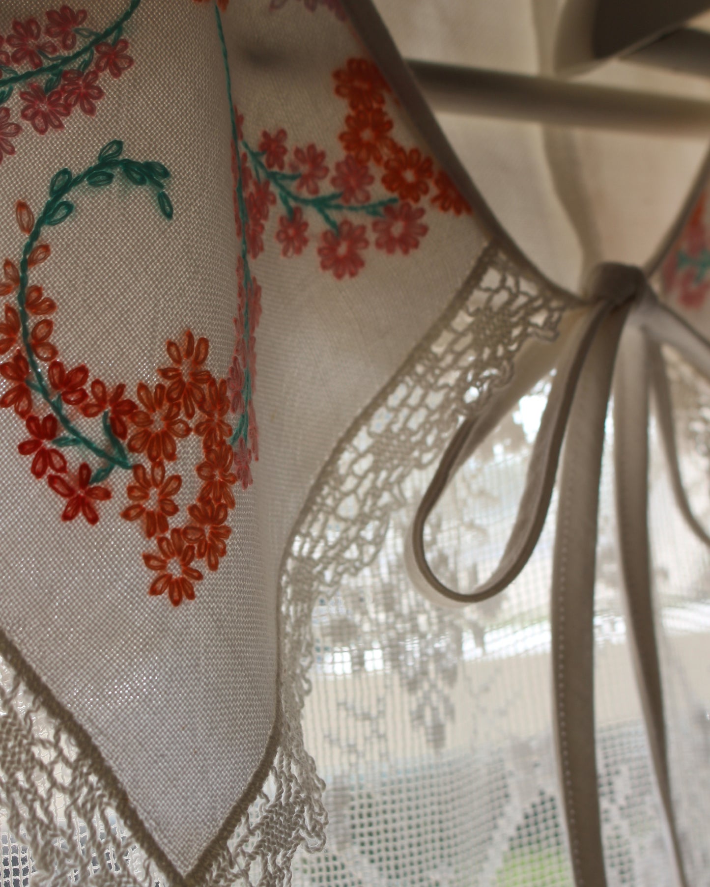 Vintage Embroidered Cloth Collar