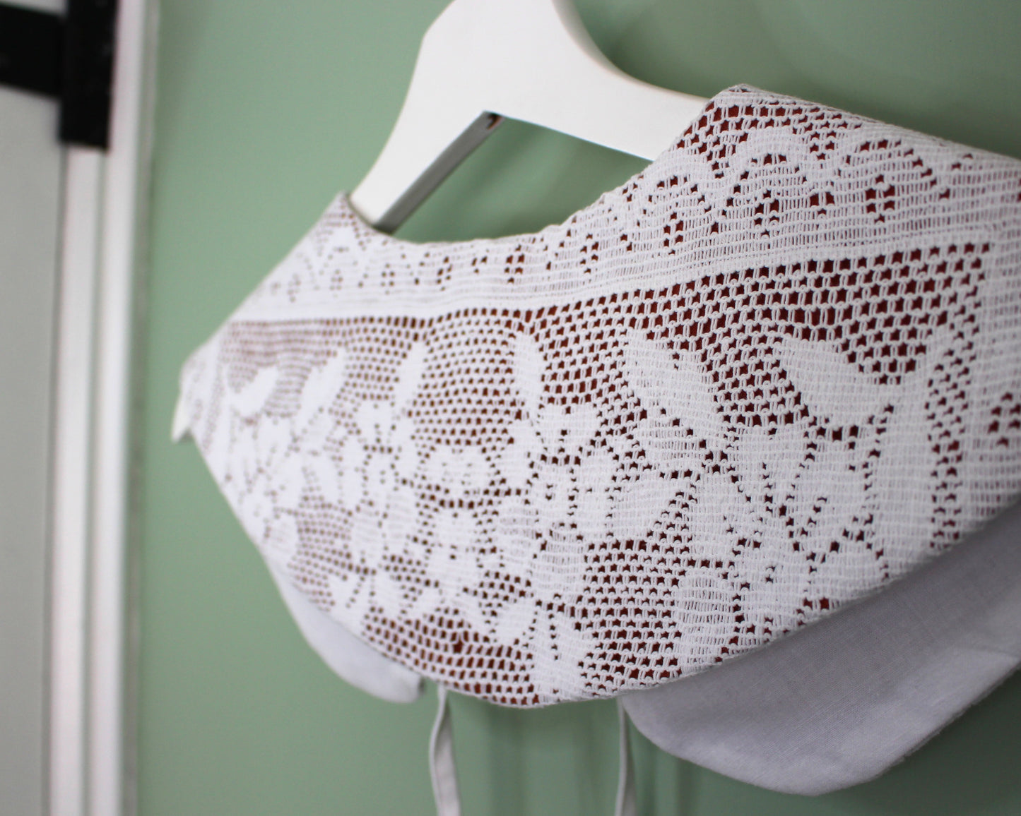 Vintage Crochet Cloth Collars