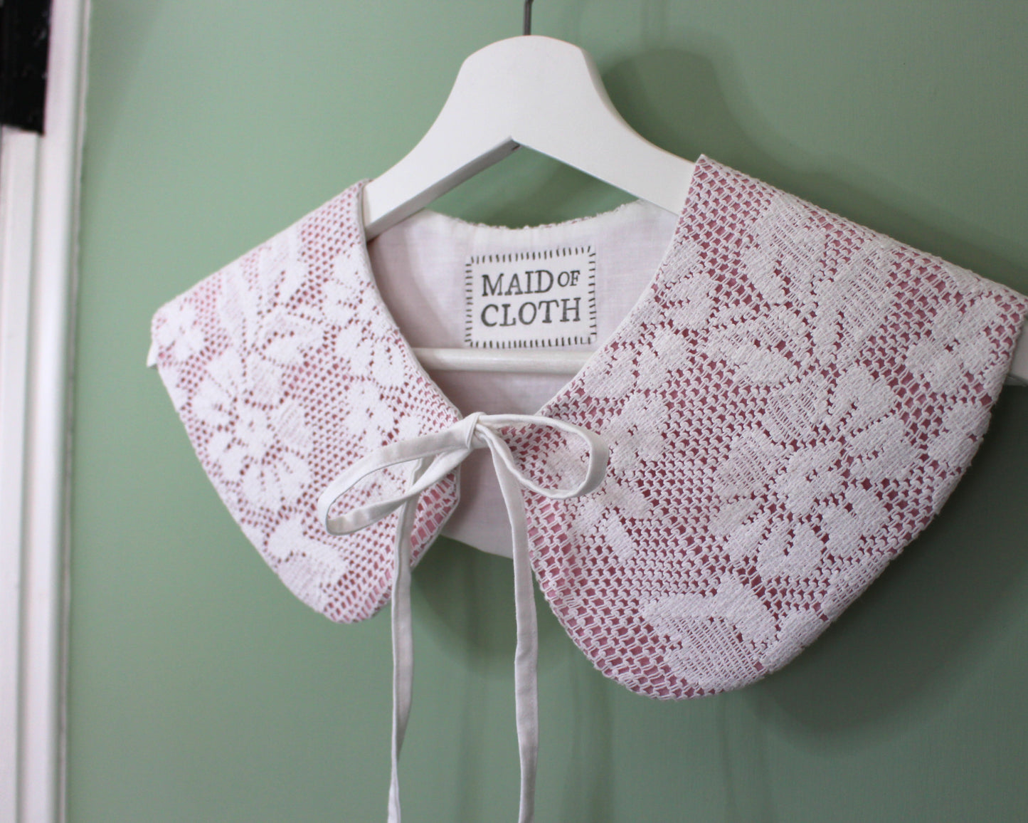 Vintage Crochet Cloth Collars