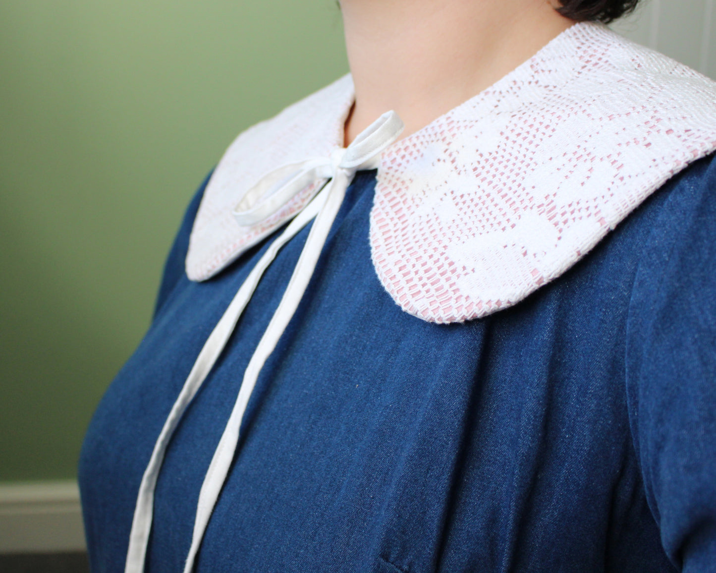Vintage Crochet Cloth Collars