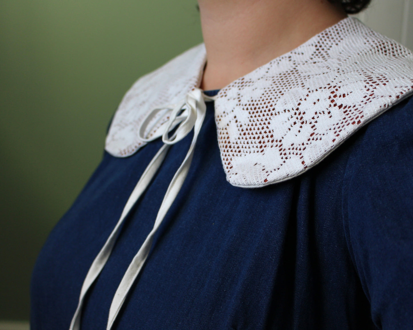 Vintage Crochet Cloth Collars