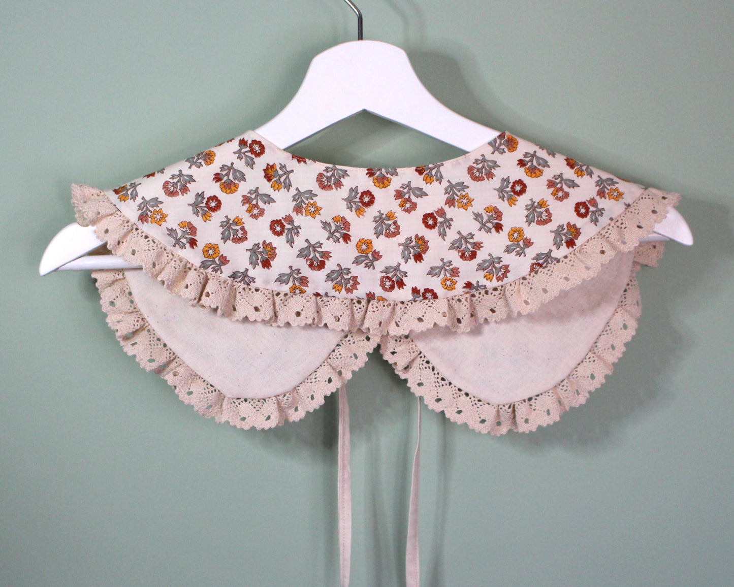Autumnal Paisley Cotton Collar