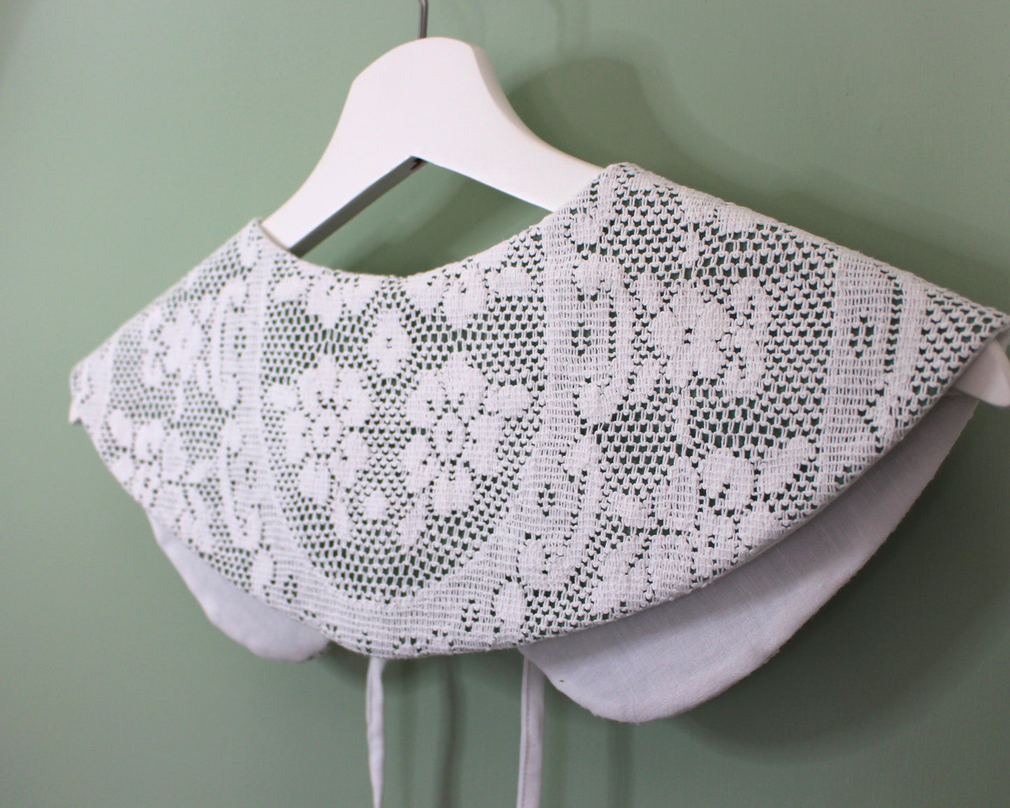 Vintage Crochet Cloth Collars