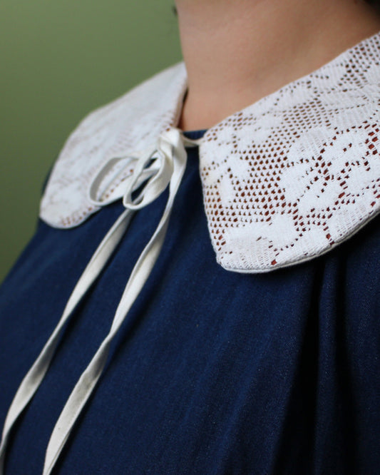 Vintage Crochet Cloth Collars