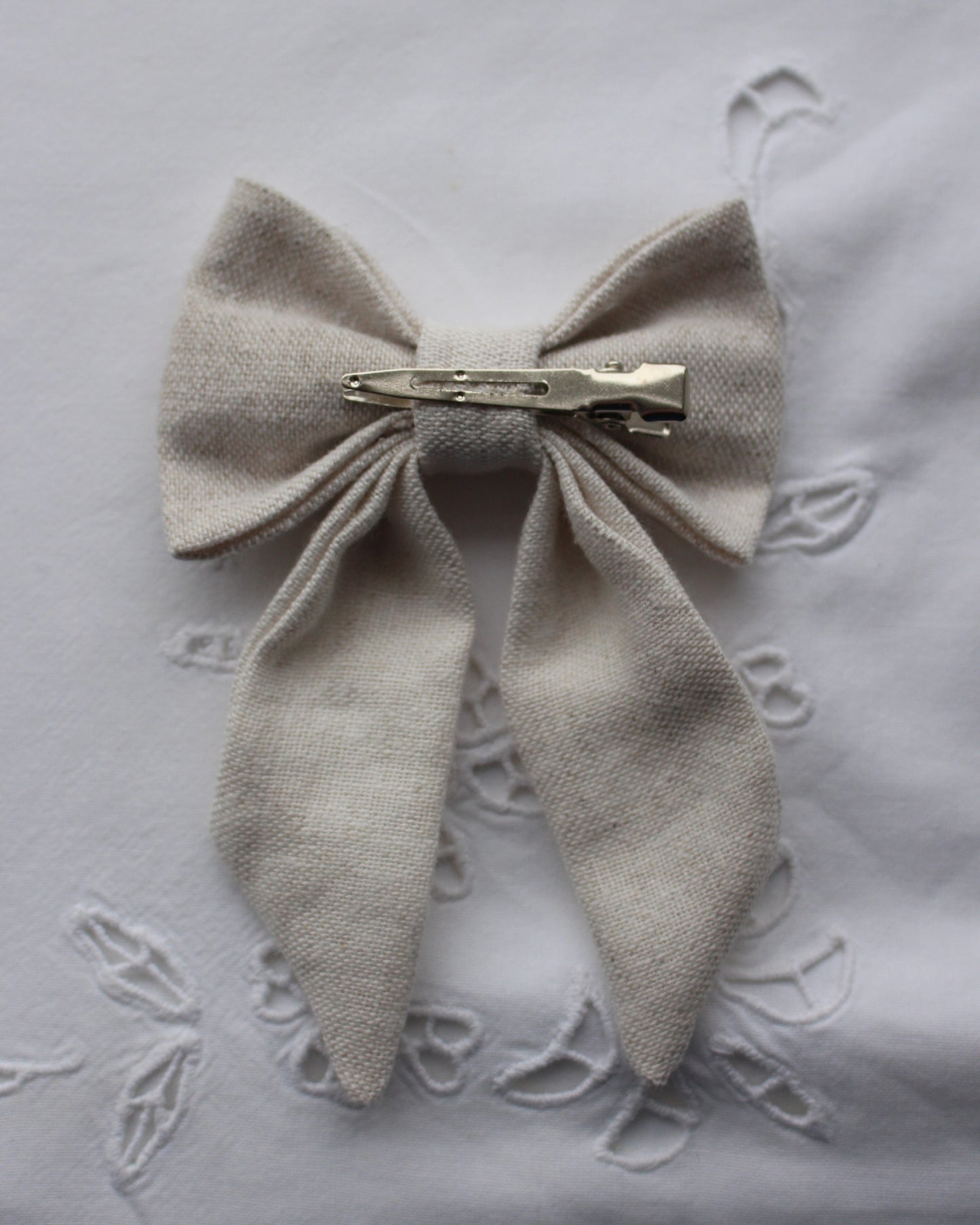 Natural Linen Bow