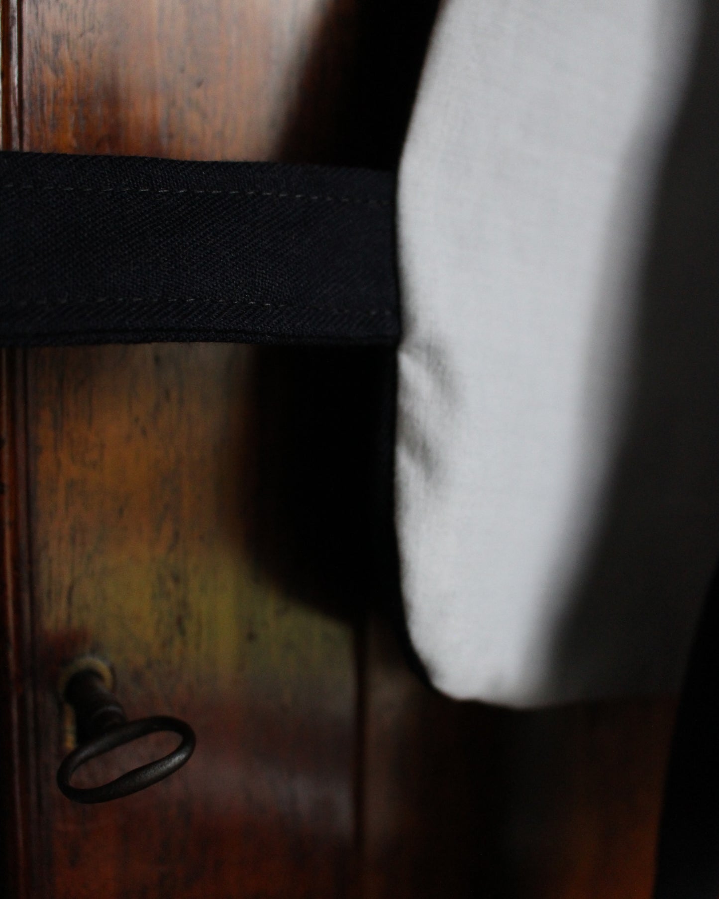 Navy Wool, Leafy Emblem Tabard