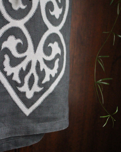 Medieval Hearts, Reworked Vintage Vest