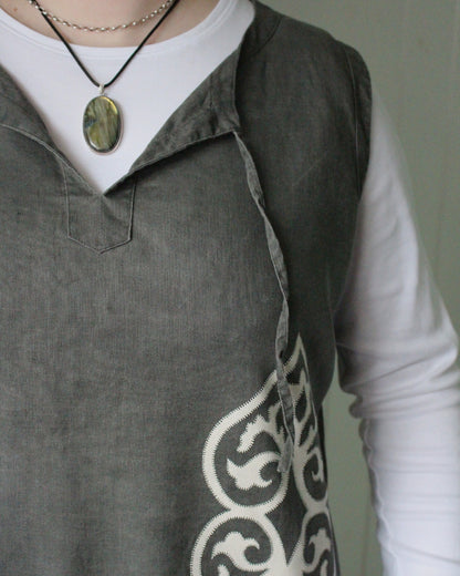 Medieval Hearts, Reworked Vintage Vest