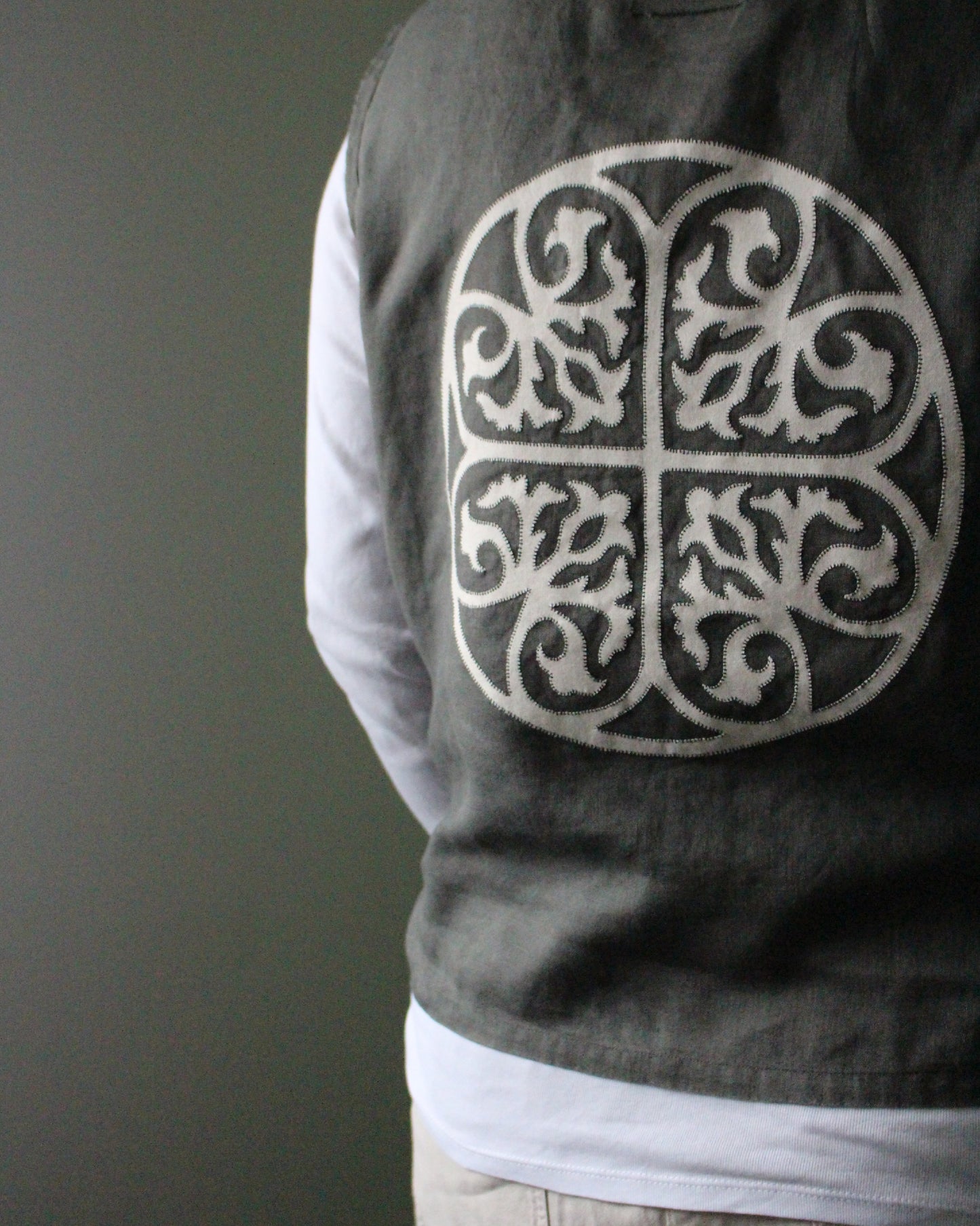 Medieval Hearts, Reworked Vintage Vest