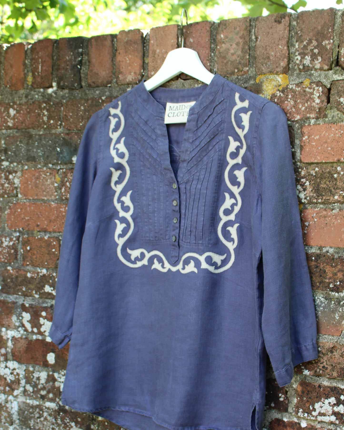 Reworked Dusty Lavender Blouse