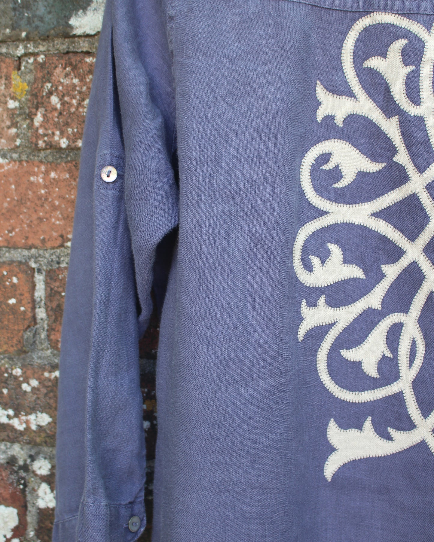 Reworked Dusty Lavender Blouse