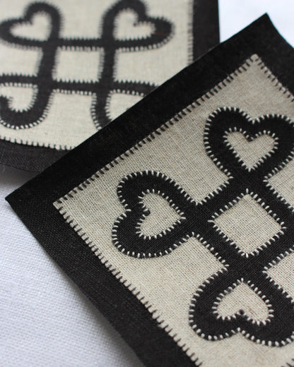The Lucky Heart Knot Patch