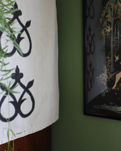 Celtic Heart on Reworked Linen Vest