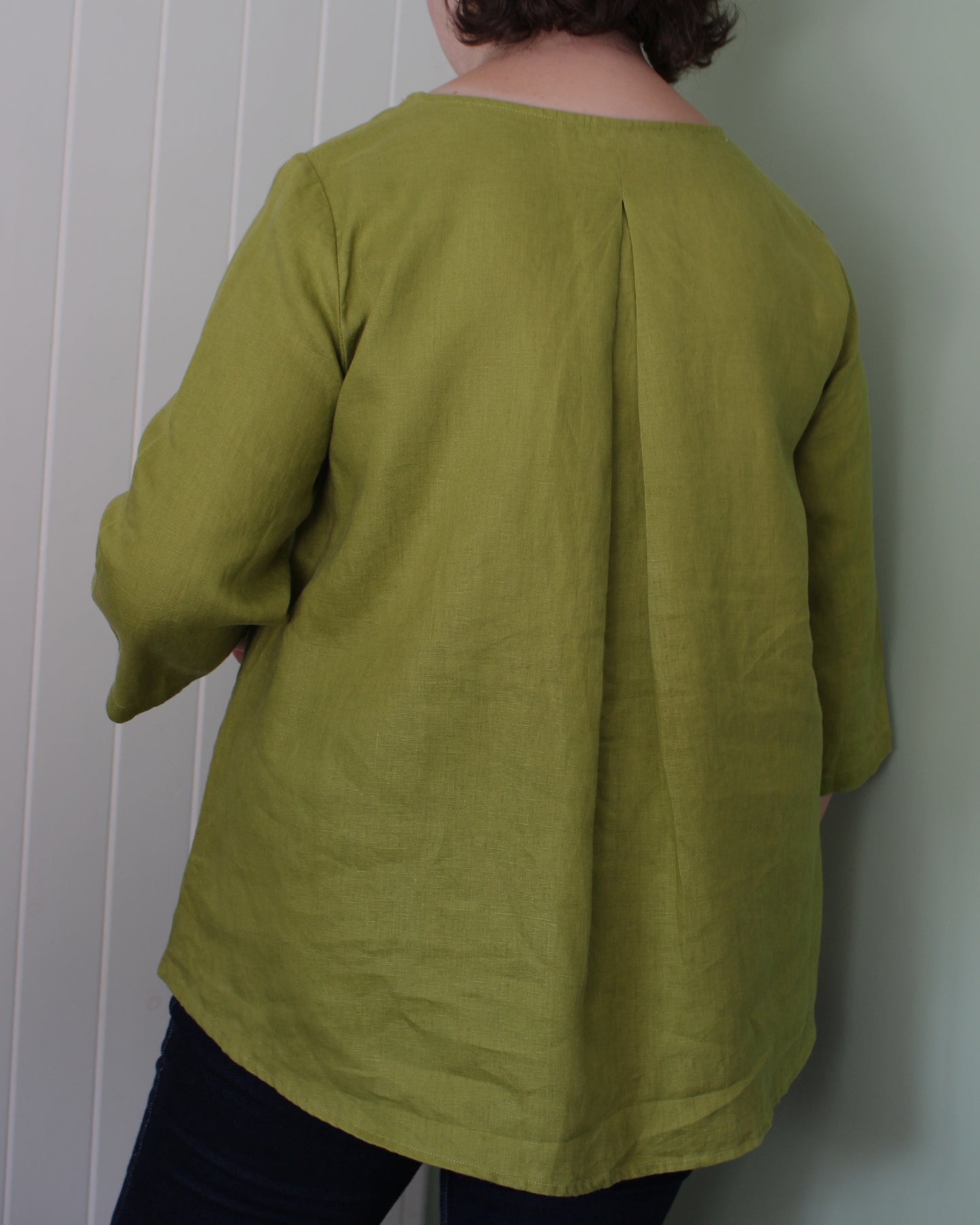 Celtic Heart on Apple Grren Tunic Style Top