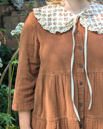 Autumnal Paisley Cotton Collar